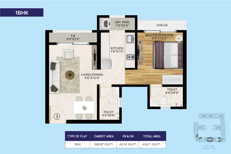 1, 2 & 3 BHK Flats Virar West