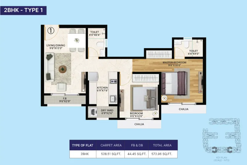 1, 2 & 3 BHK Flats Virar West